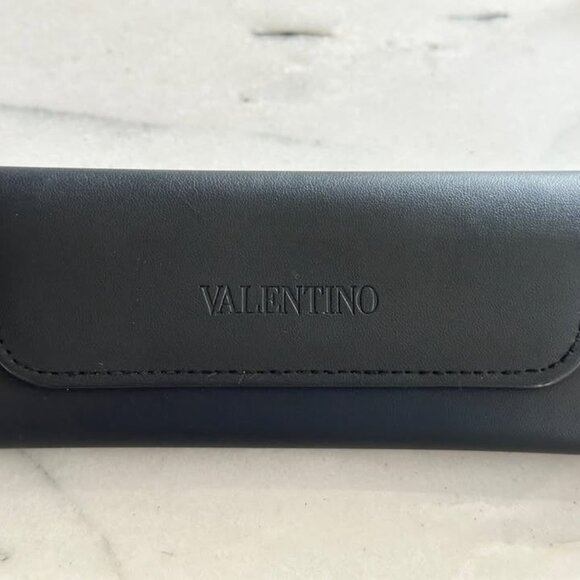 Valentino Eyeglasses - Womens - Blue Havana - Picture 5 of 6